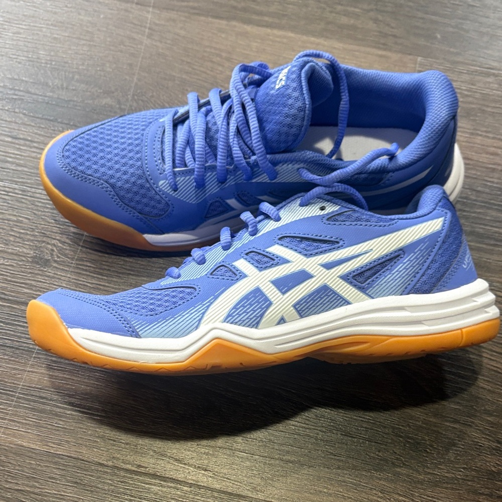 ASICS Vibrant Blue and White Sneakers